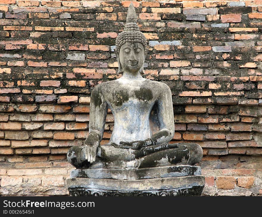 Concrete Buddha Statue