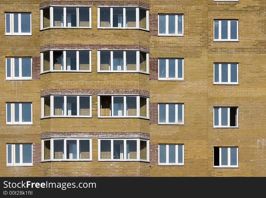 Facade Of Residental Building