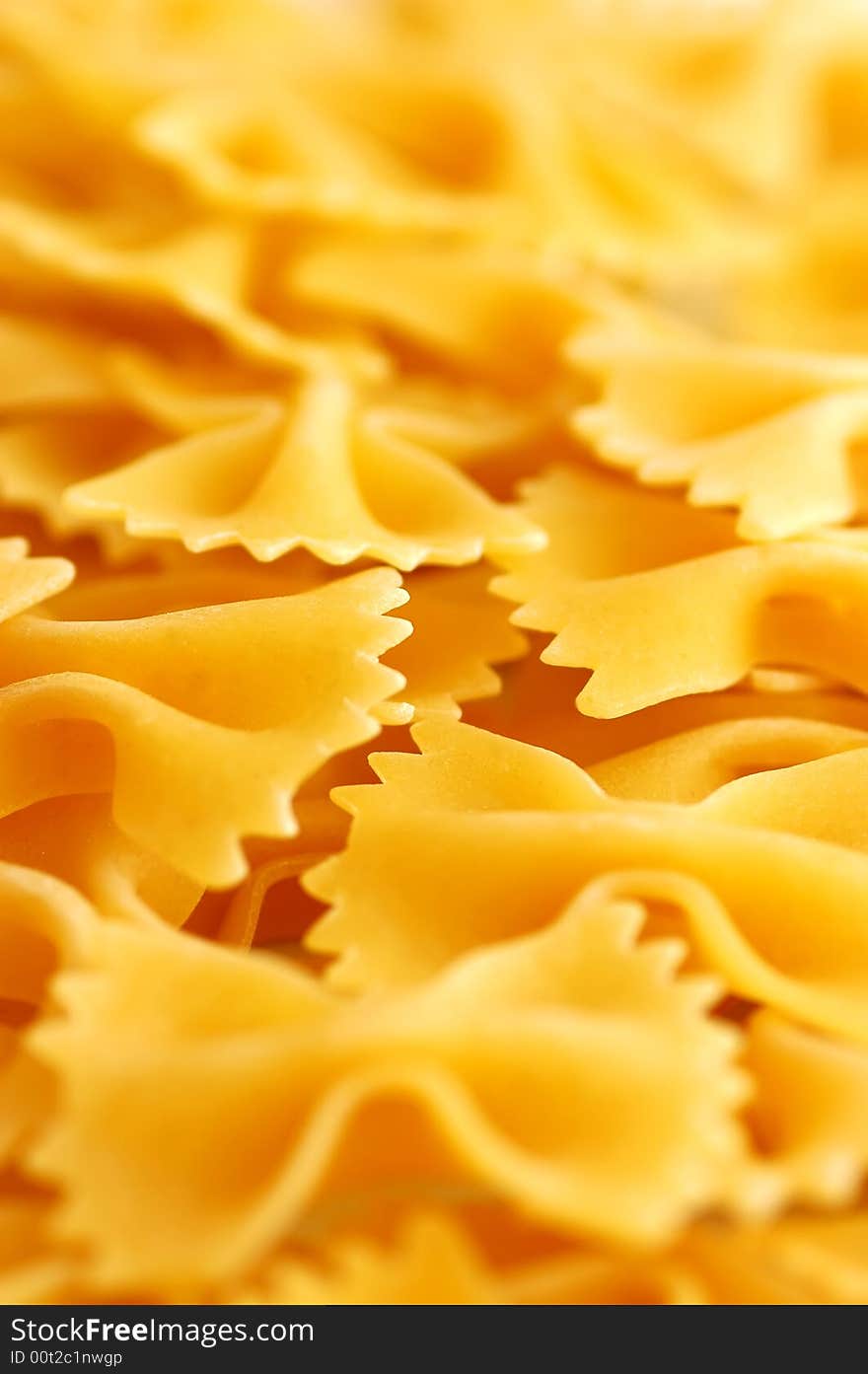 Pasta background with shallow DOF