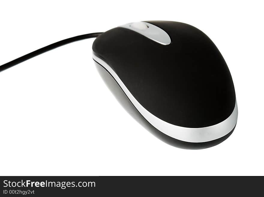 Black computer mouse