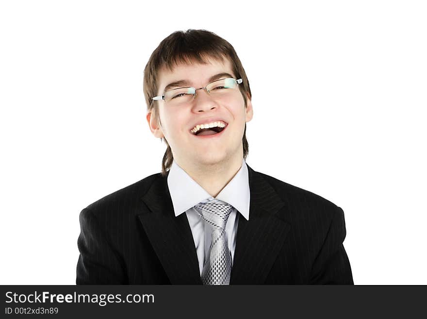 Portrait Of A Young Smiling Businessman