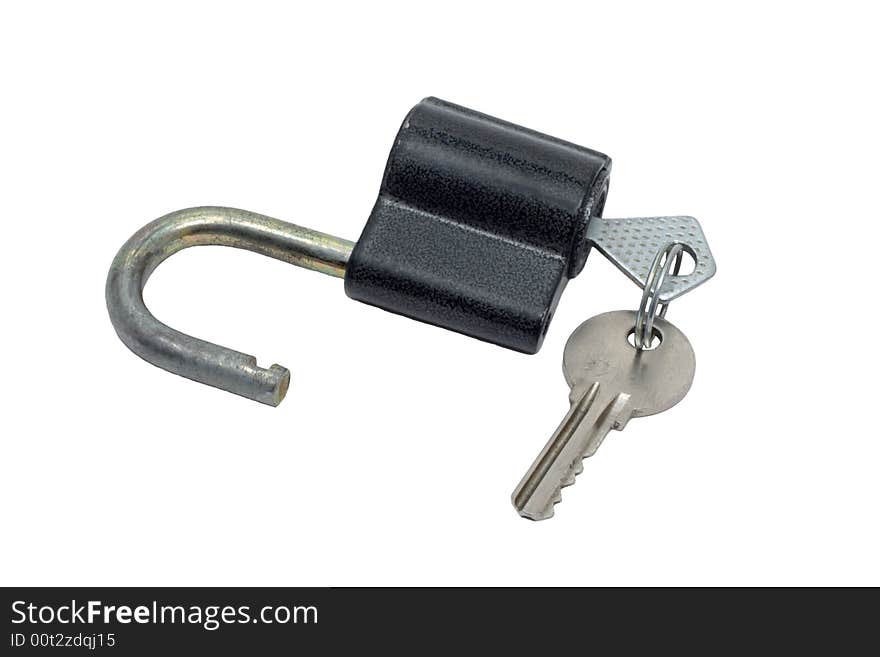 Open lock with keys