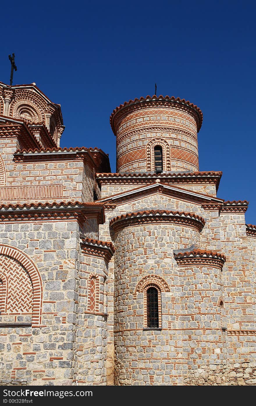 A detail of an ancient church