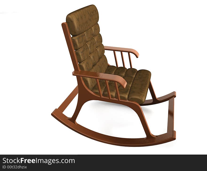 Armchair-rocking chair