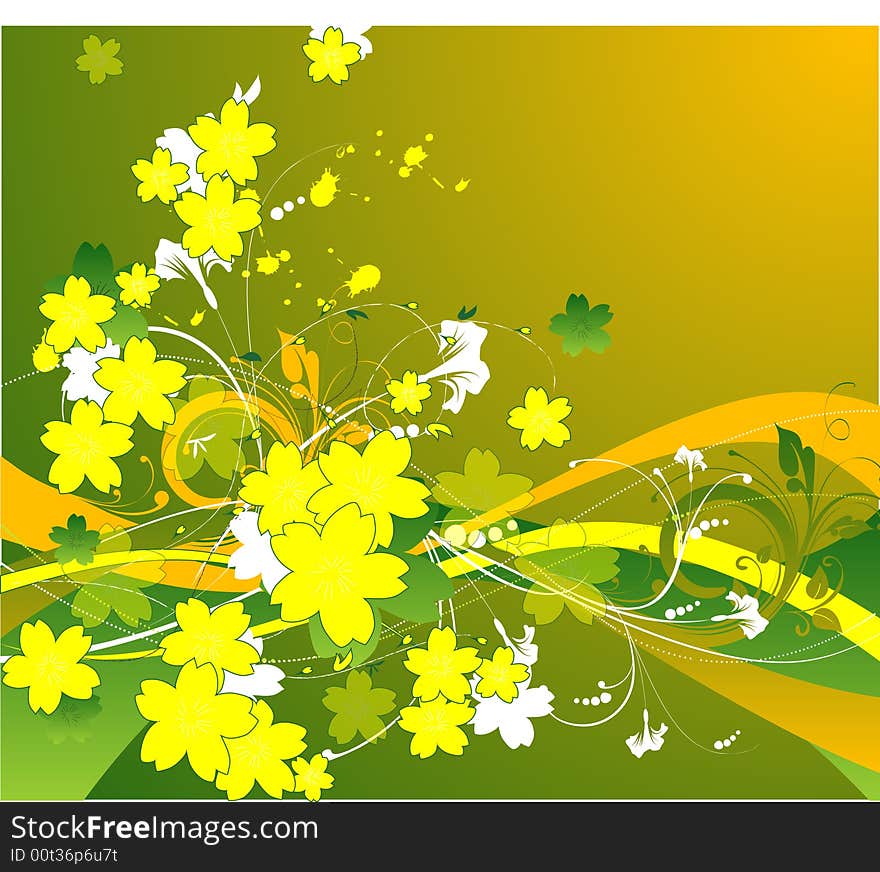 Abstract  background. A vector format is added. Suits well for a postcard or background