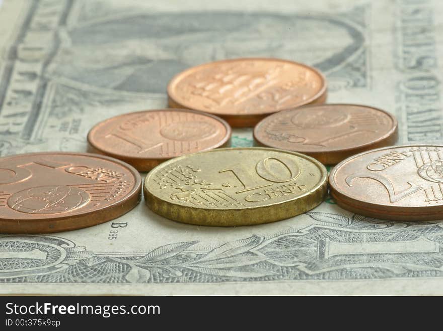 Money -  coins and banknote