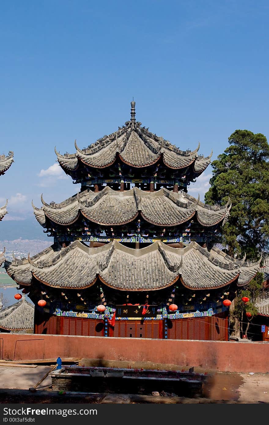 Pagoda in temple