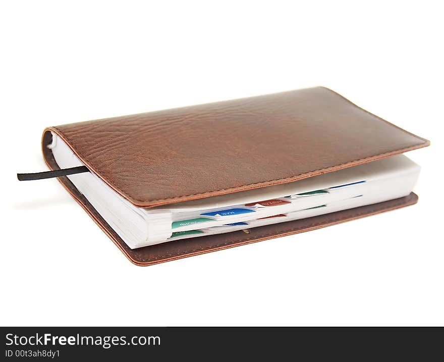 Business Notebook Isolated