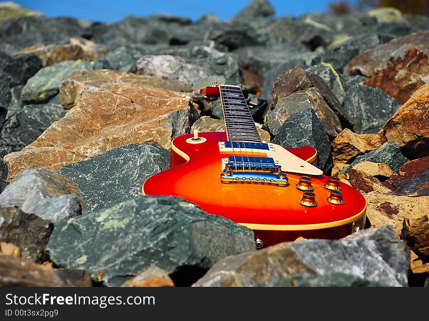 Guitar On The Rocks