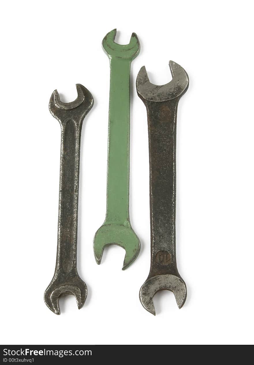 Old Wrenches, Clipping Path Included