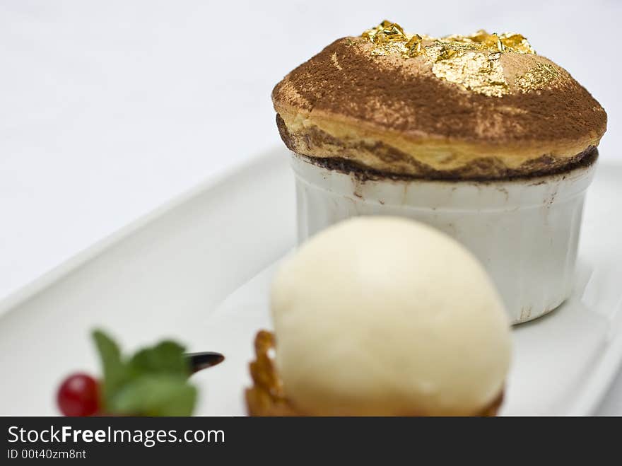 Gold Leaf Souffle