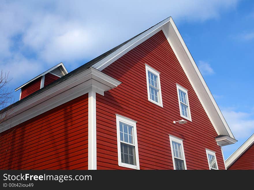 Top of Red barn Roof