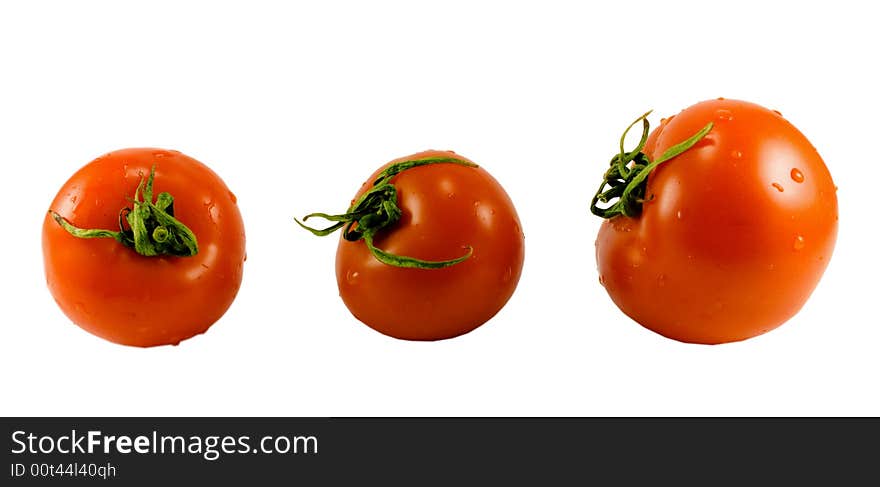 Three tomatoes