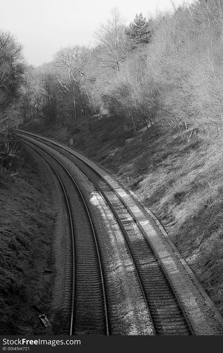 Taken on a bridge in Delamere Forest Cheshire England. Taken on a bridge in Delamere Forest Cheshire England