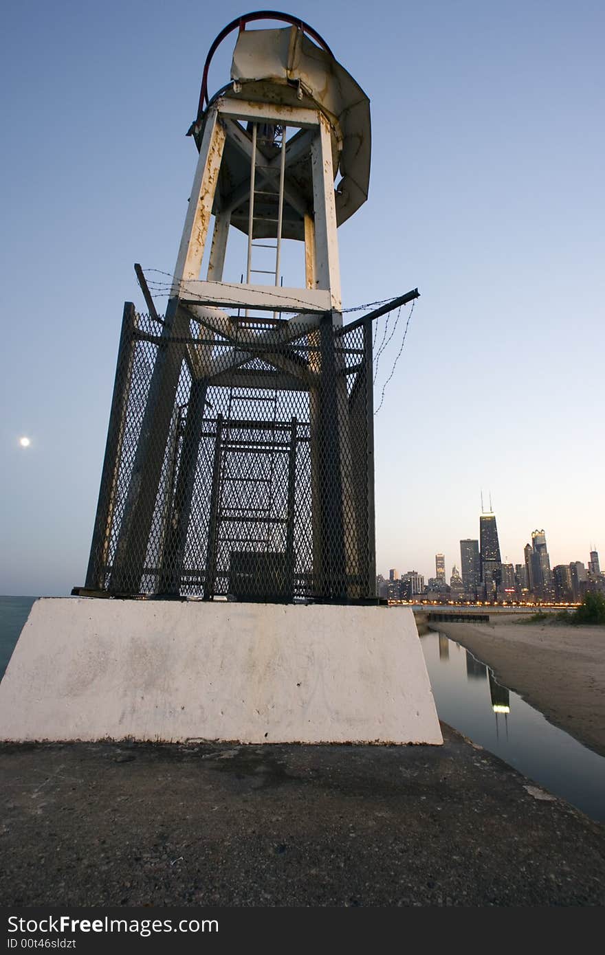 From North Avenue Beach, Chicago