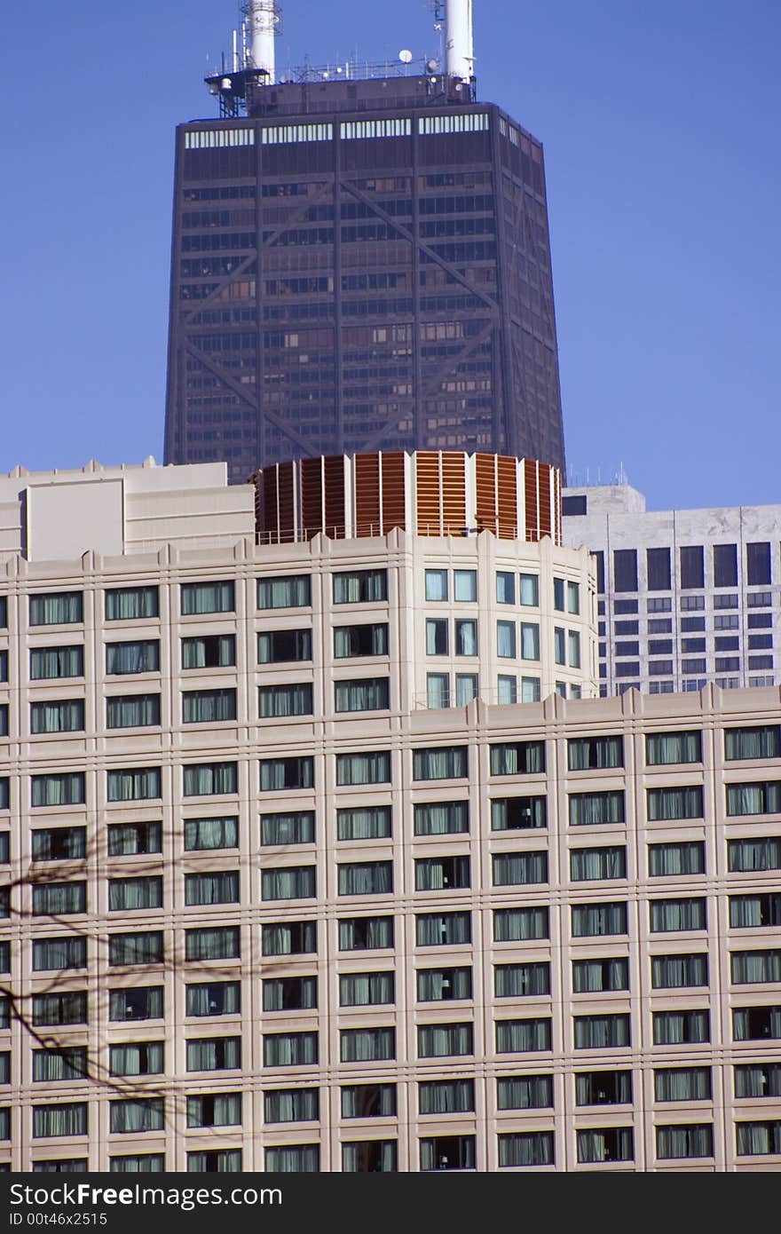 Hancock Building from far away - Chicago, IL.