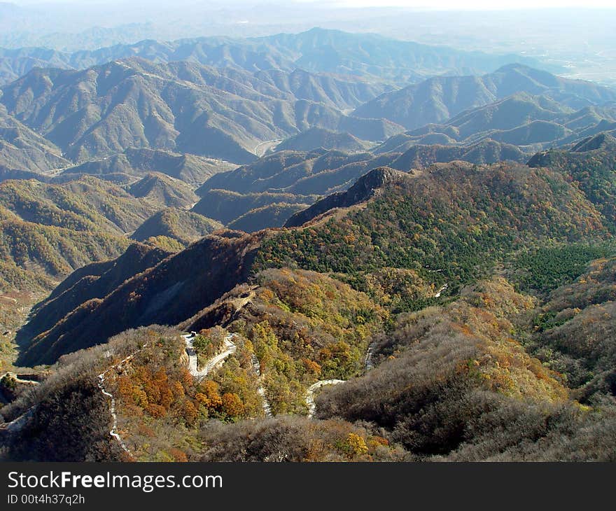 Jixian in north of Tianjin of China. Jixian in north of Tianjin of China