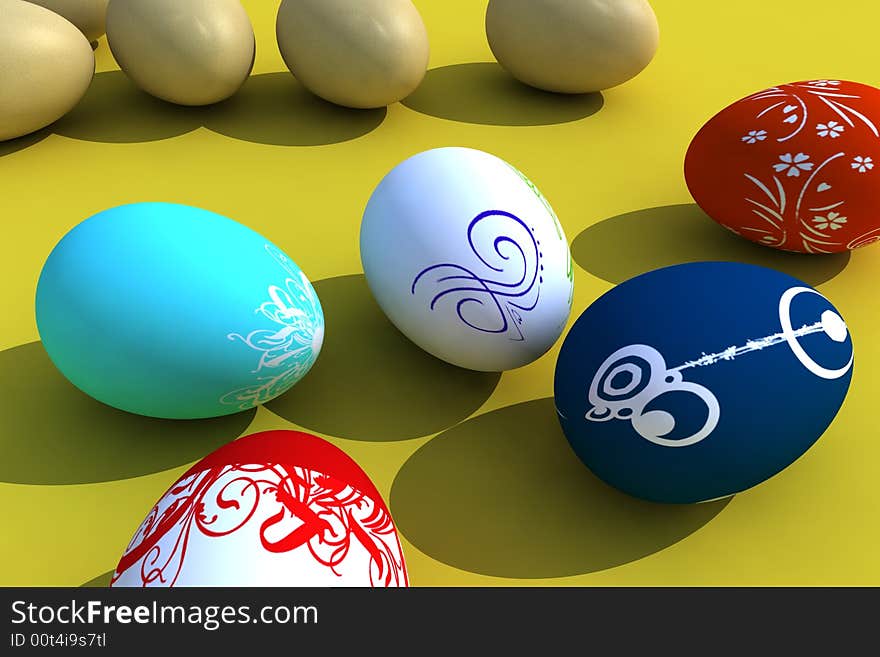 Easter eggs