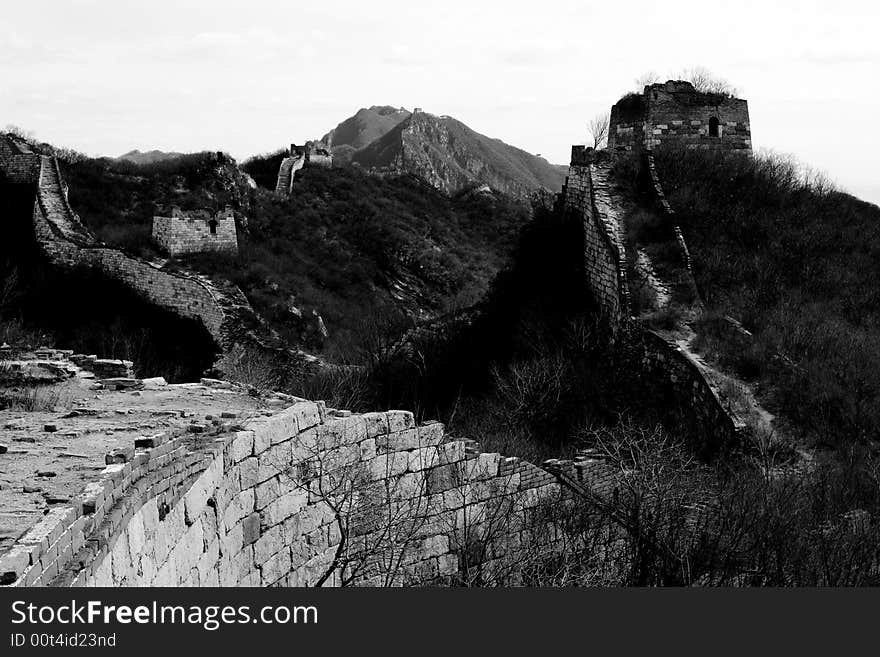 This part of the Great Wall is names as Jiankou because its shape like an arrow nock.It locates at Huairou District, Beijing , China. It has not been reparied yet since it was built in Ming Dynsty which about 500 years ago. This part of the Great Wall is names as Jiankou because its shape like an arrow nock.It locates at Huairou District, Beijing , China. It has not been reparied yet since it was built in Ming Dynsty which about 500 years ago.