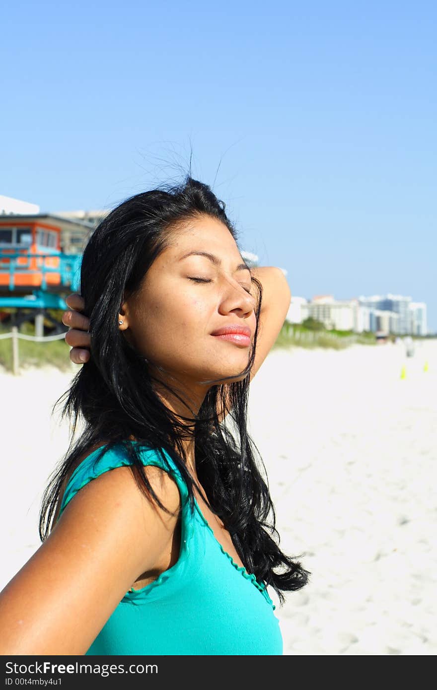 Woman On The Beach