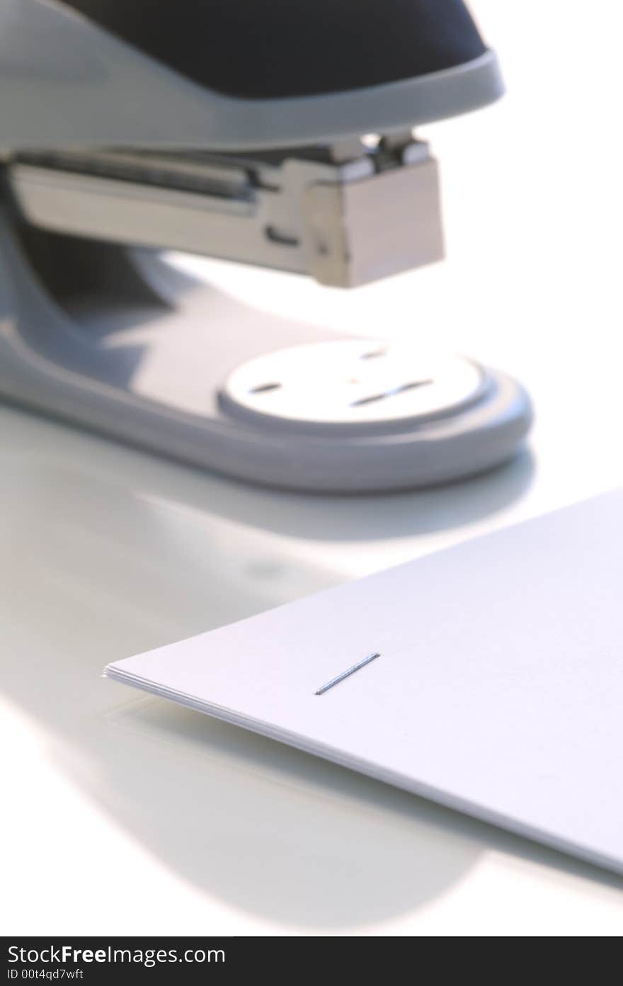 A shot of office products isolated on a white background