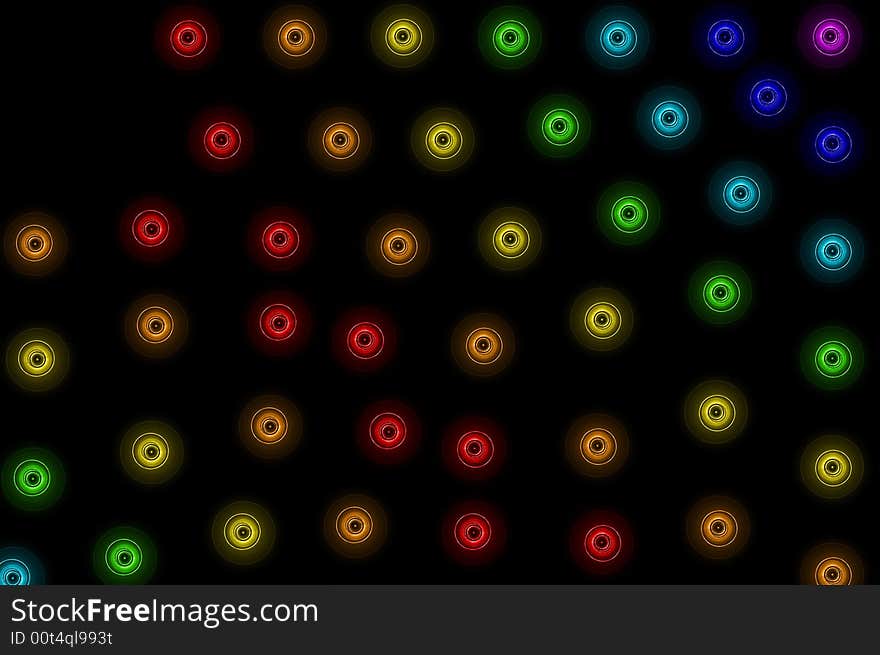 Abstract rainbow colored lights texture