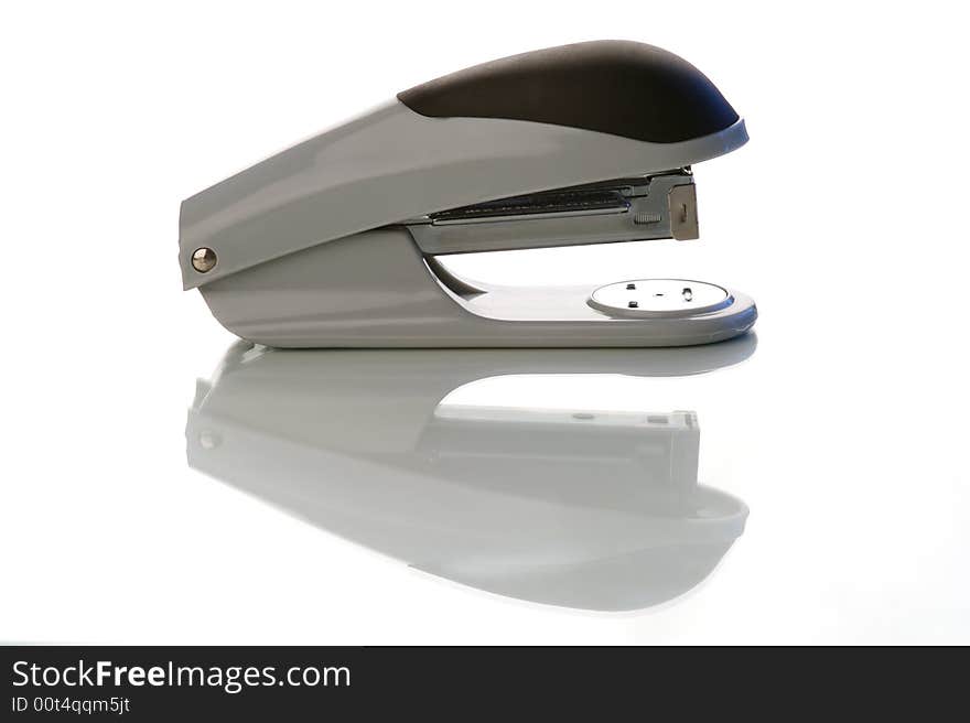 A shot of office products isolated on a white background