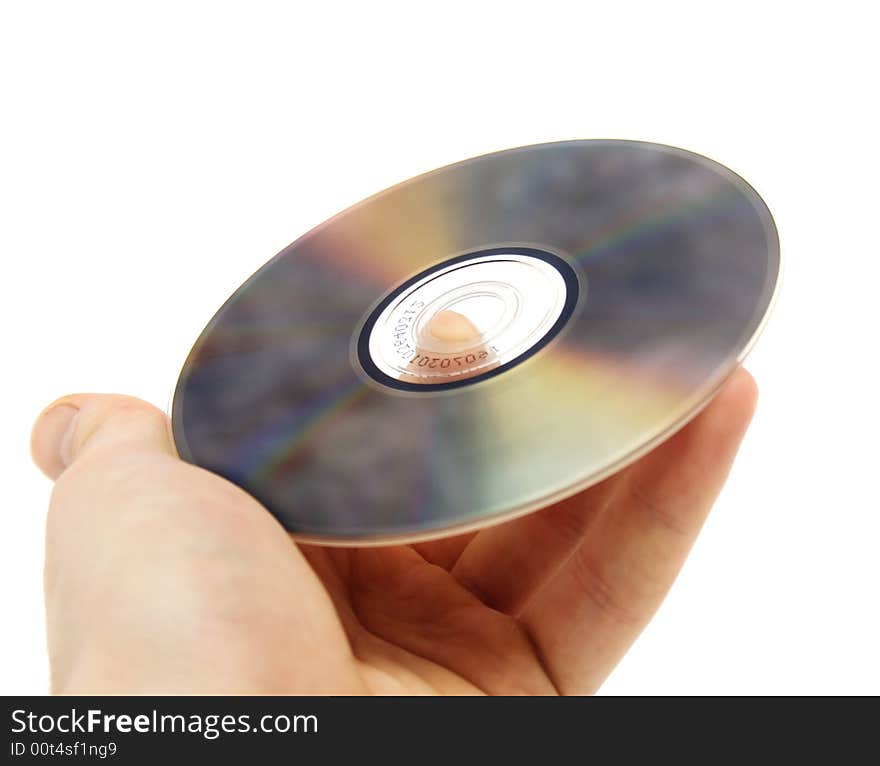 Colored compact disc