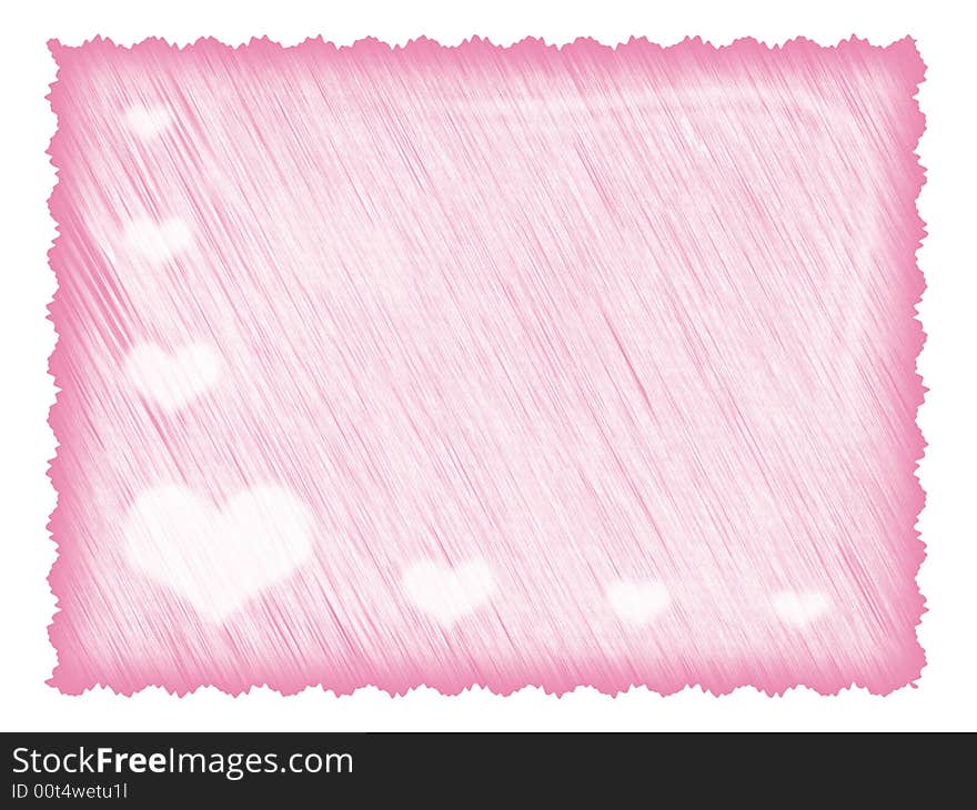 Pink pomance paper