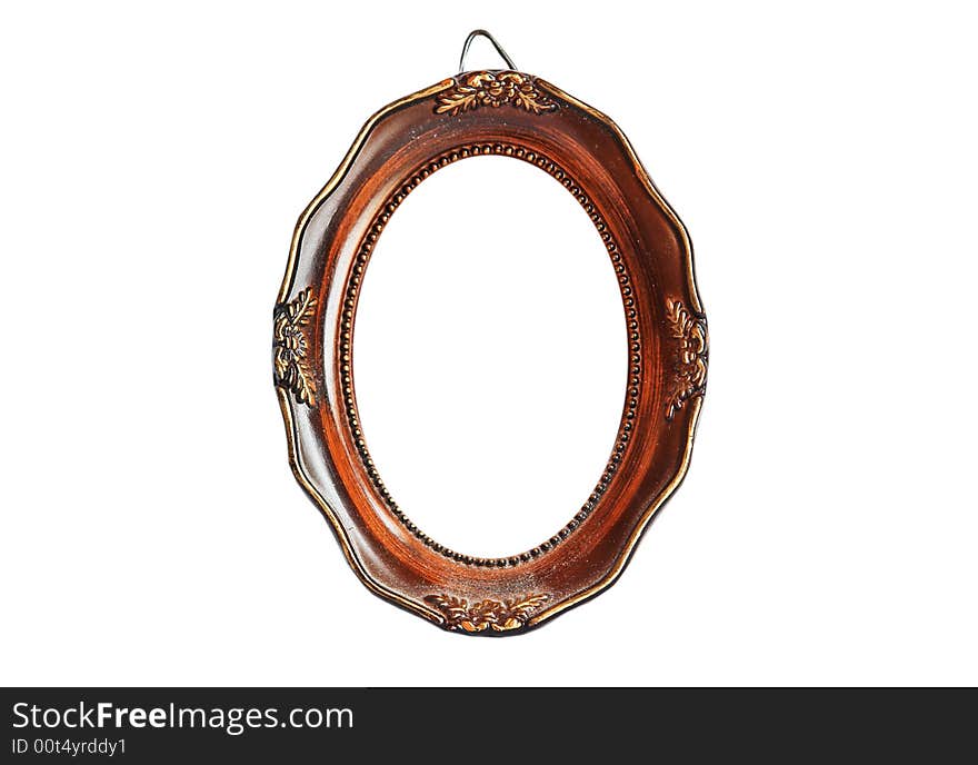 Oval picture frame