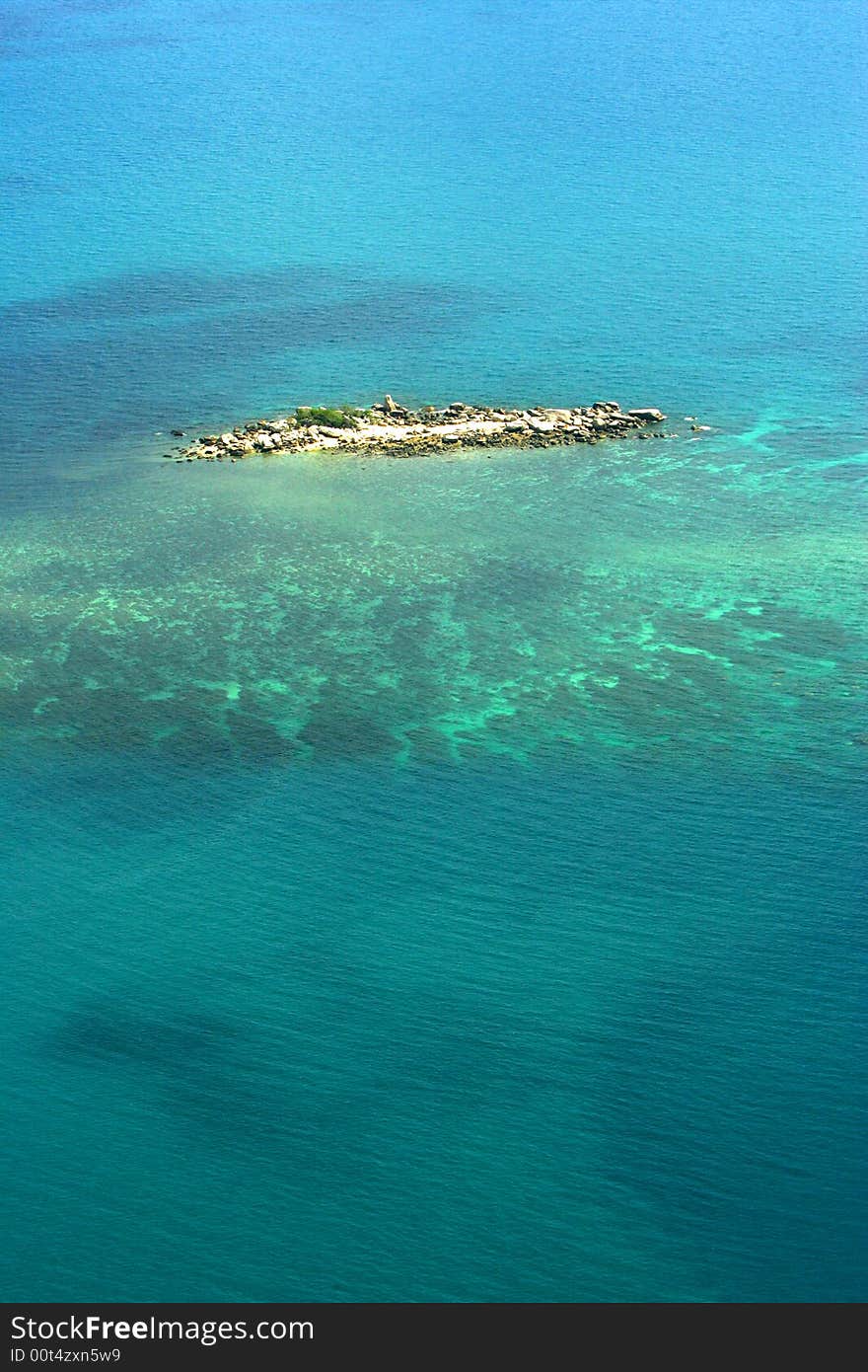 A shot of tropical islands in Australia. A shot of tropical islands in Australia