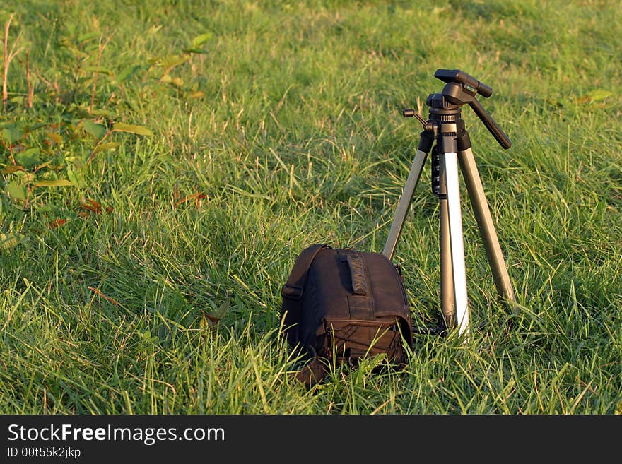 Tripod and bag