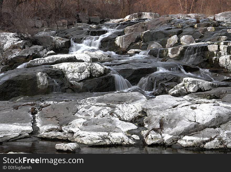 Karachunovsky falls (small), Krivoi Rog, Ukraine