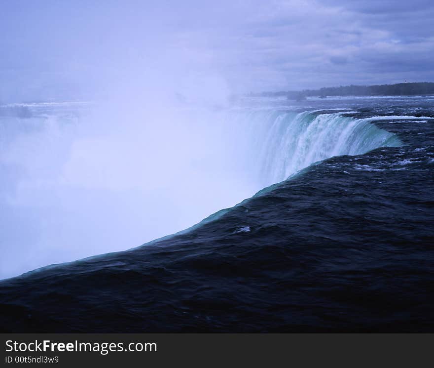 The Niagara great falls landscape in Canada-14