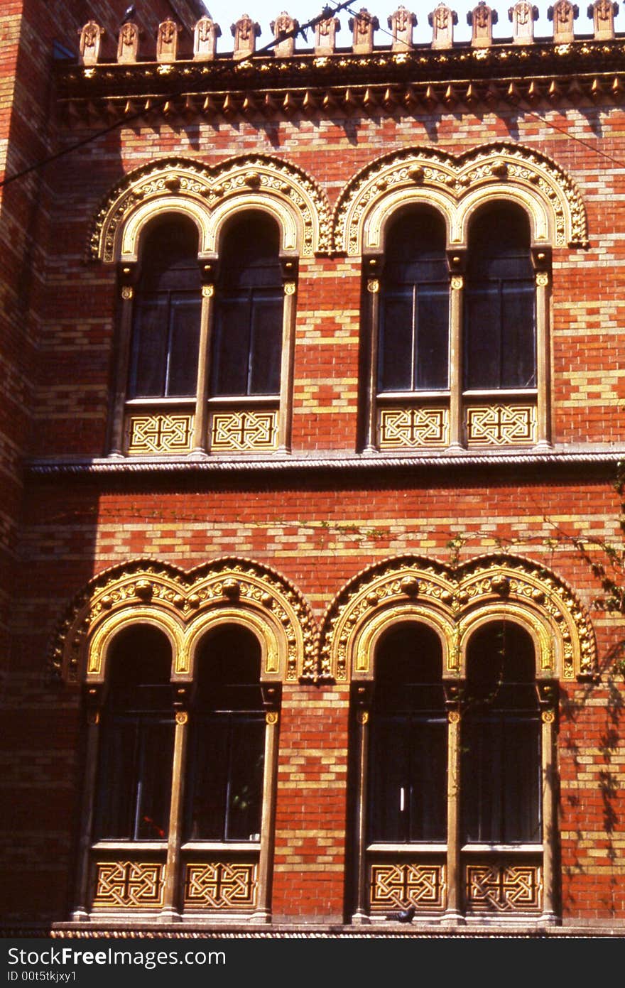 Old and artistic windows in Vienna - Austria. Old and artistic windows in Vienna - Austria