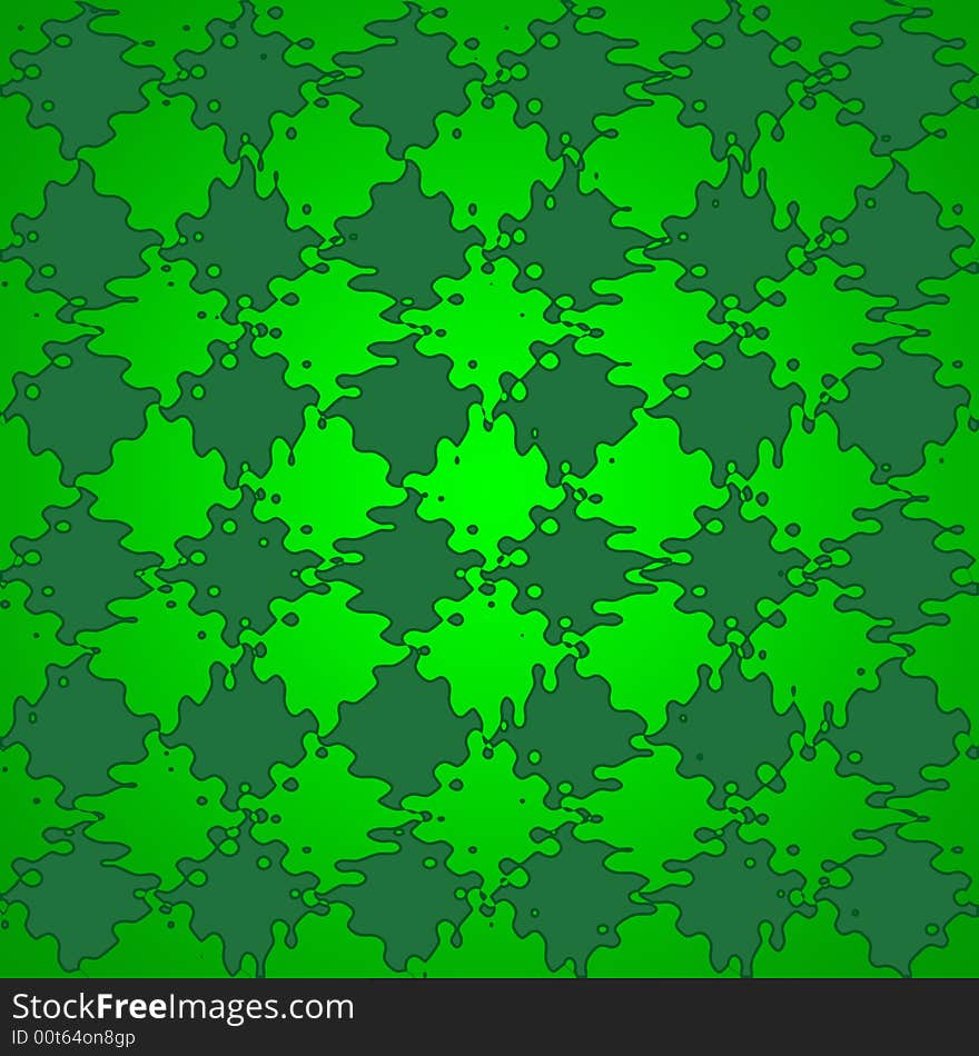 Backdrop with green, wave and gradient. Backdrop with green, wave and gradient