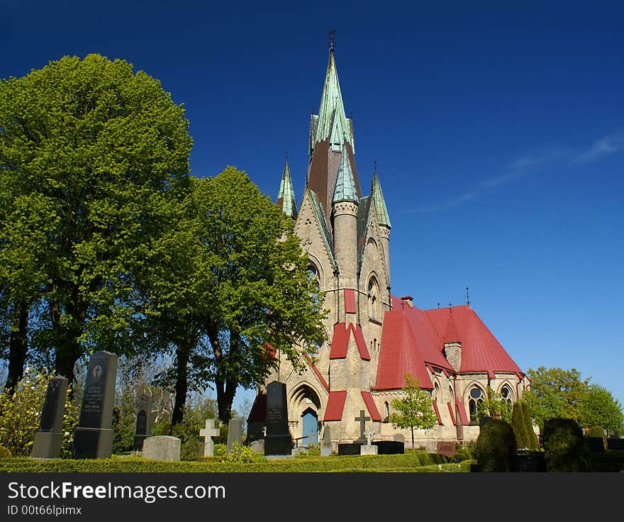 The church outside Malmo in Sweden