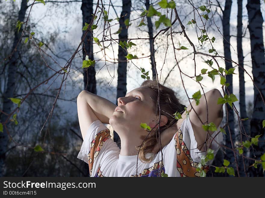 Woman At Nature