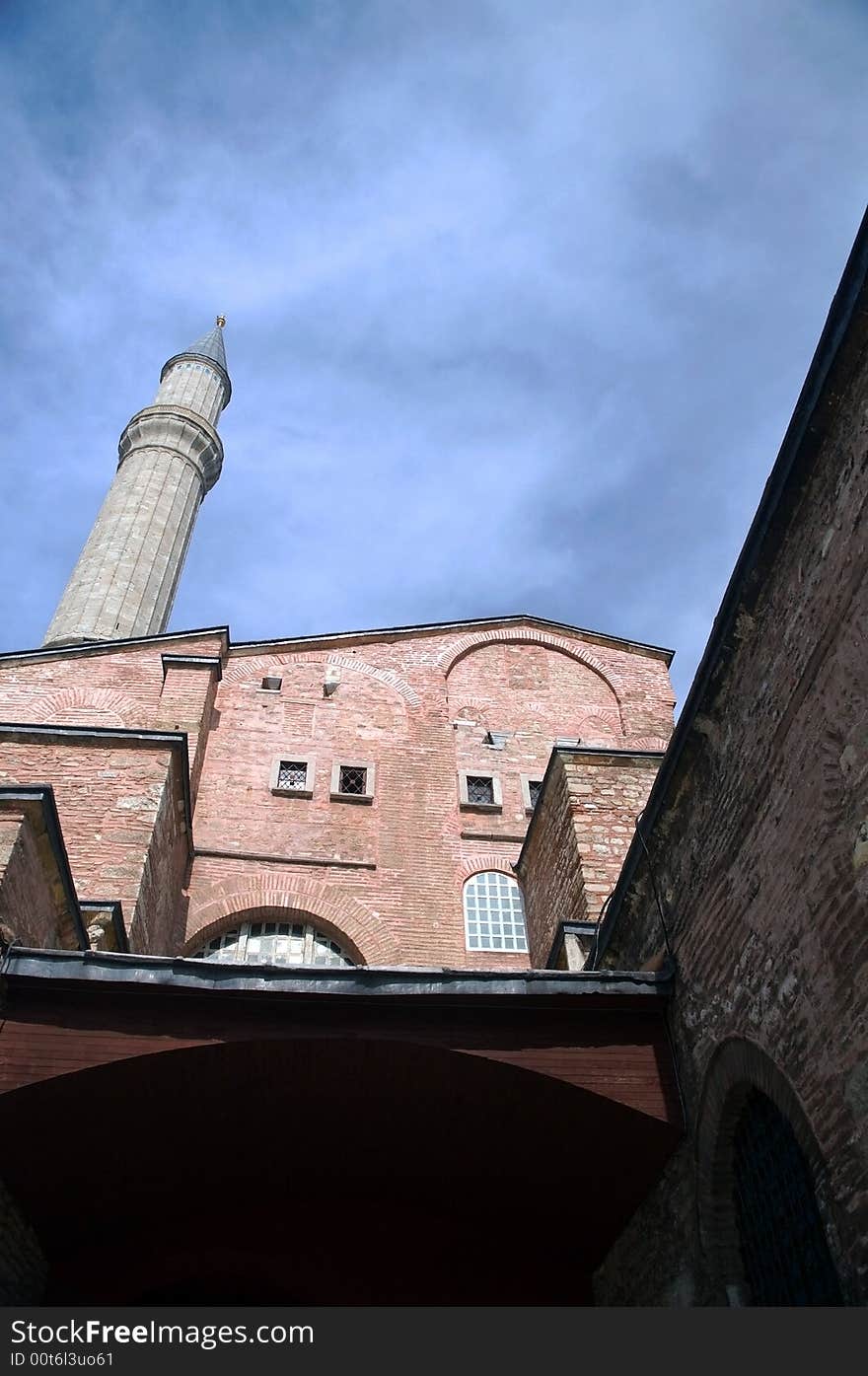 A section of the Aya Sofya. Istanbul. Turkey. A section of the Aya Sofya. Istanbul. Turkey.