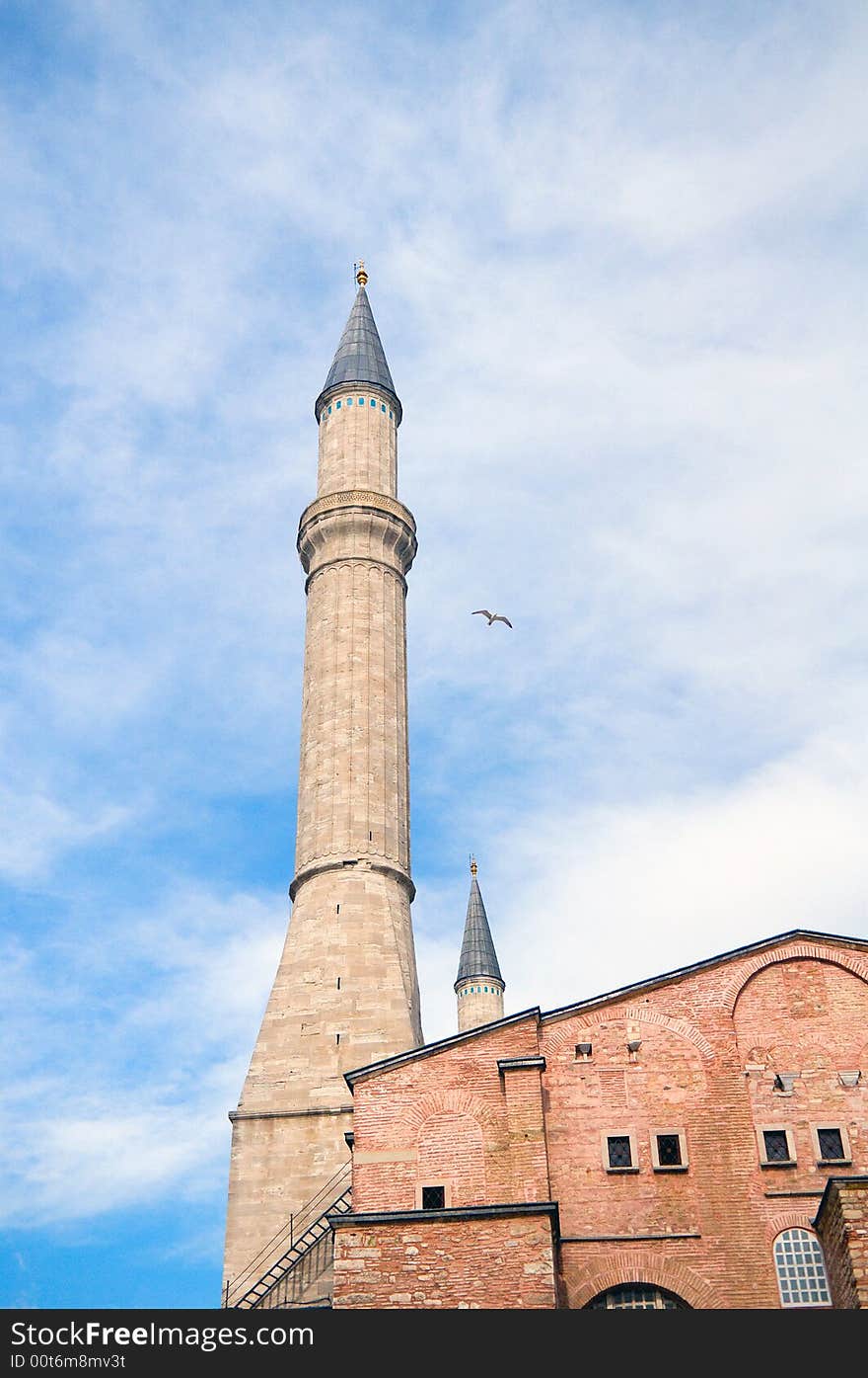 A section of the Aya Sofya. Istanbul. Turkey. A section of the Aya Sofya. Istanbul. Turkey.