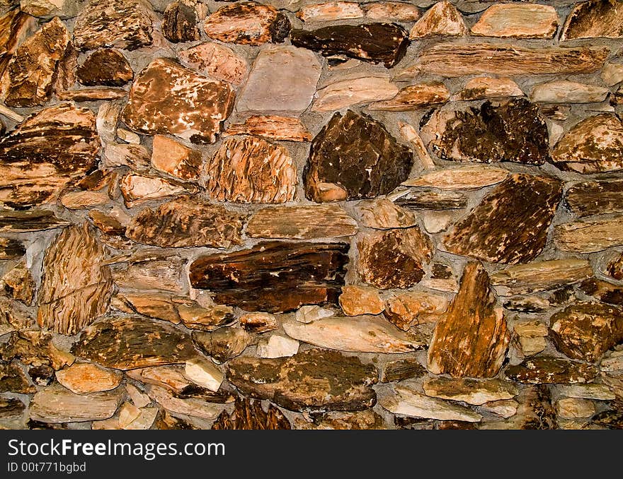 Reddish stone wall texture