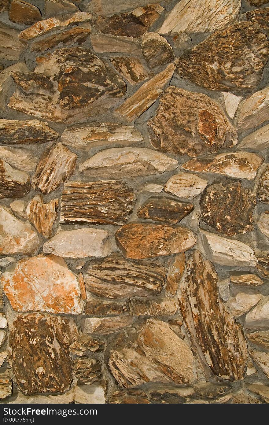 Brown stone wall texture, background