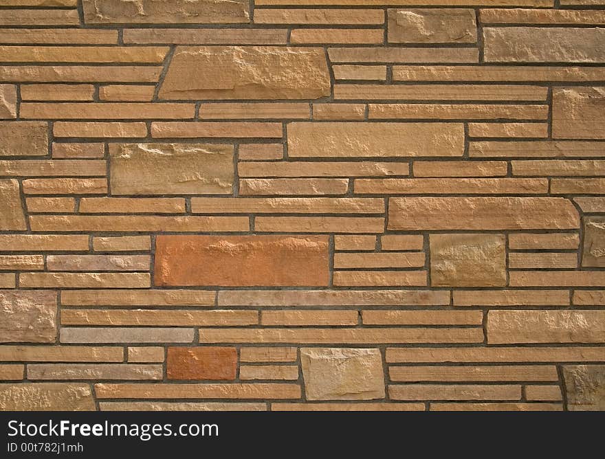 Stone brick wall texture