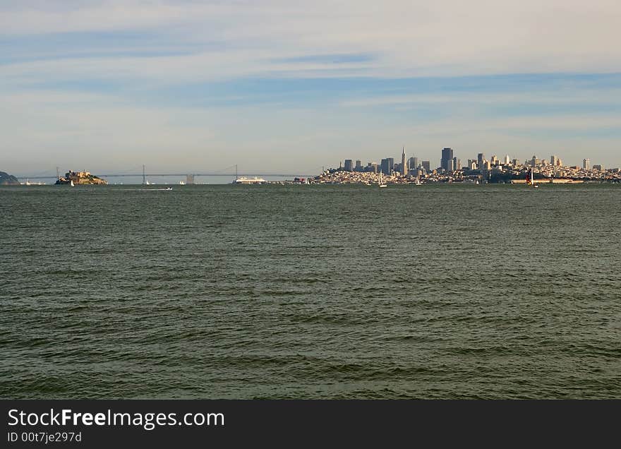 San Francisco on a cloudy day