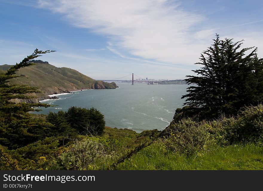 San Francisco in the distance