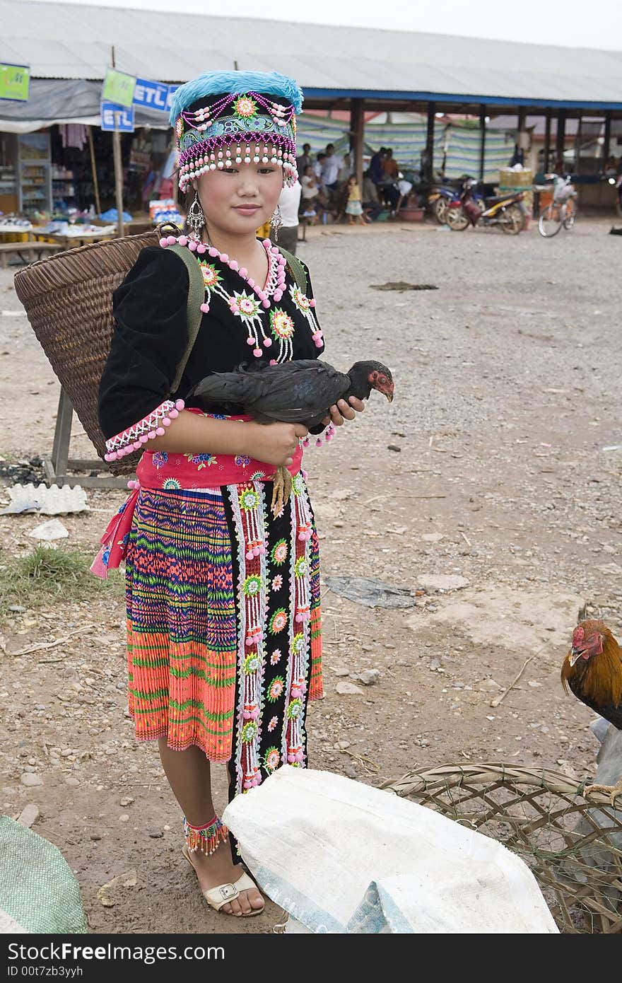 Hmong woman in Laos