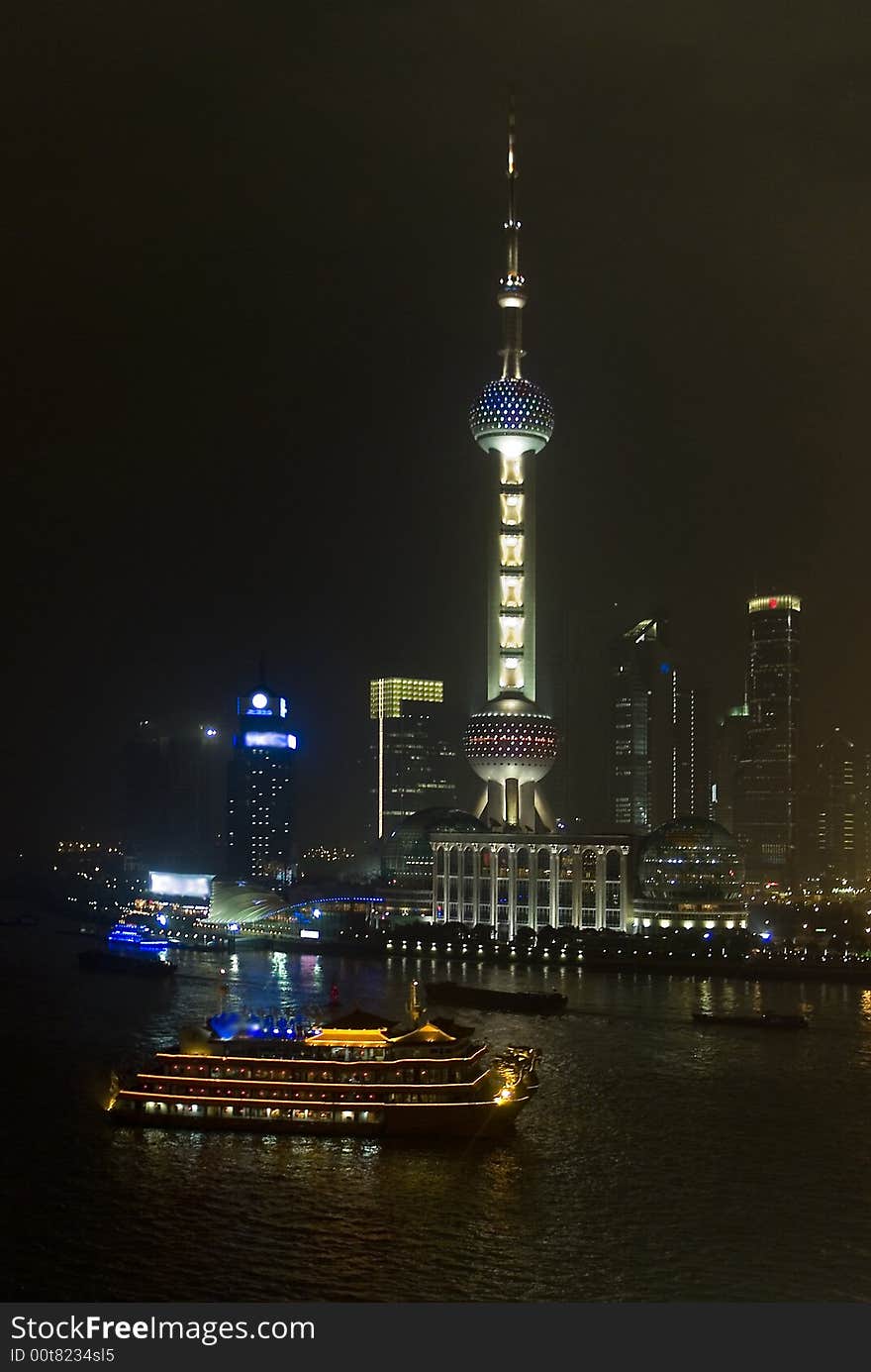 Pudong at night Shanghai