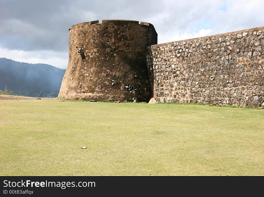 Corner of the old fort st Felipe