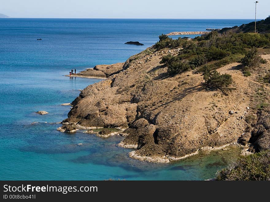 Rocky coast