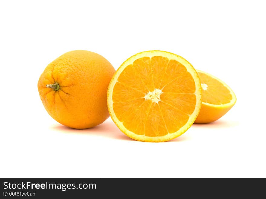 Oranges isolated on White Background